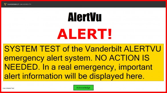 AlertVU Desktop Alert