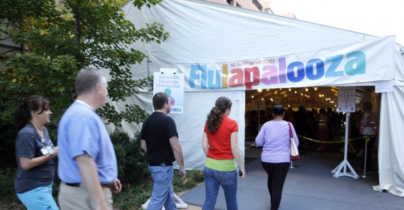 More than 14,500 people attended last year’s Flulapalooza mass vaccination event on the Vanderbilt University Medical Center campus. This year’s event is slated for Tuesday, Oct. 11. (Vanderbilt University)