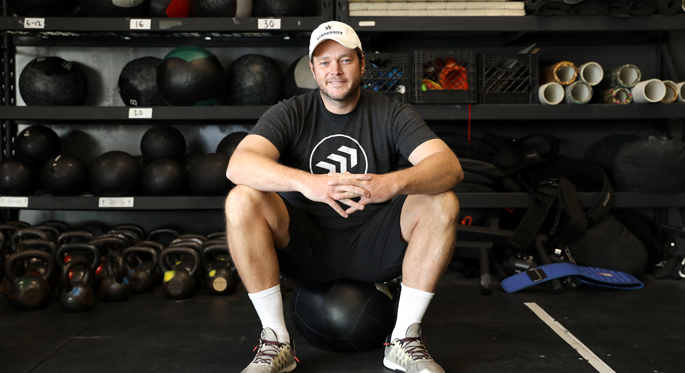 Thanks to the care he received at Vanderbilt, Owen Canavan eventually was able to return to the gym after recovering from a devastating car accident. (photo by Erin O. Smith)