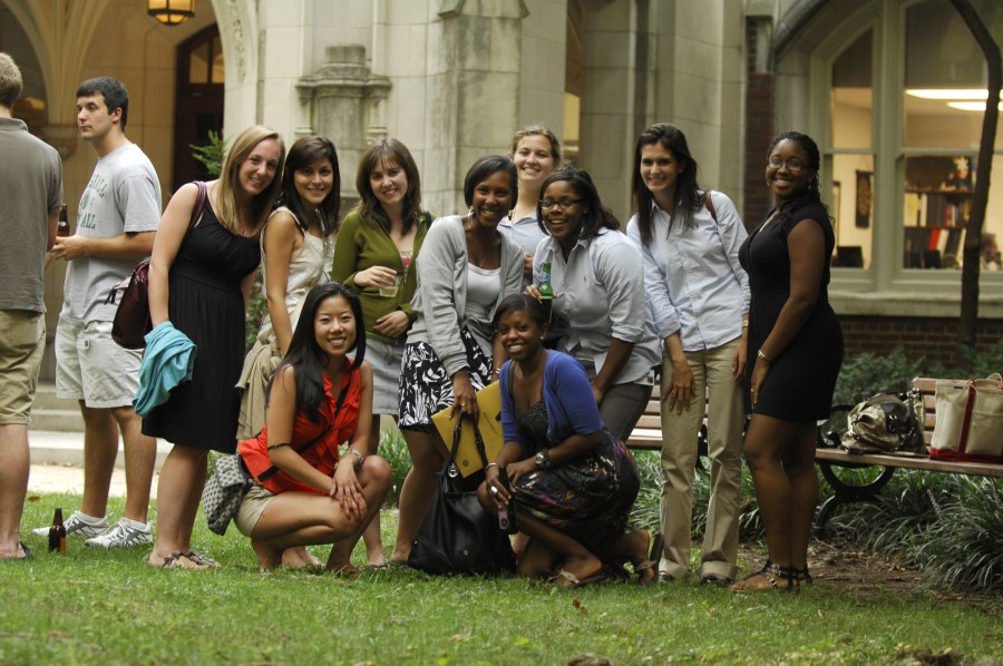 Incoming biomedical graduate students hail from five countries and 31 states and territories. (photo by Anne Rayner)