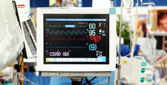 intensive care vital sign monitor