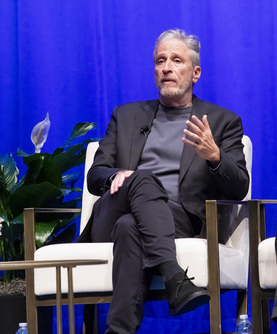 Jon Stewart talks about his approach to advocacy and how those in the medical community can find their own place to help support a cause. 