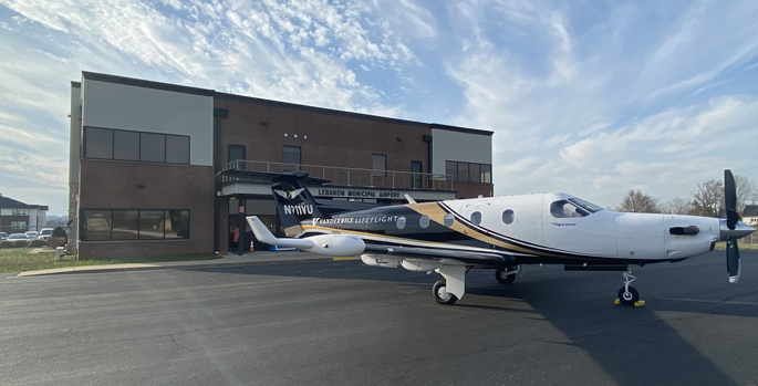 The move of Vanderbilt LifeFlight’s fixed-wing air ambulance to Lebanon Municipal Airport allows for quicker response times to emergency requests.