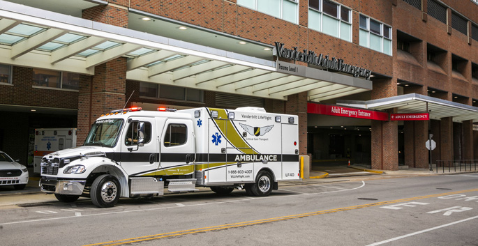 Vanderbilt LifeFlight’s new specialized ambulances are able to provide critical care to adult patients.