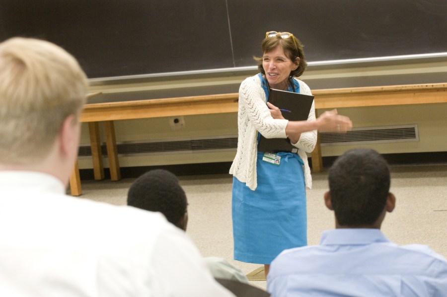 Bonnie Miller, M.D., has been a driving force behind “Curriculum 2.0,” Vanderbilt’s initiative to revamp the way the School of Medicine educates students. (photo by Mary Donaldson)