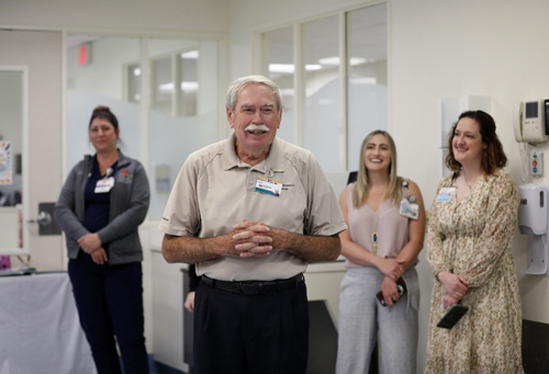 William Walsh, MD, former chief of Nurseries for Vanderbilt University Medical Center and Monroe Carell Jr. Children’s Hospital at Vanderbilt, was among those who shared their memories of the Stahlman NICU.
