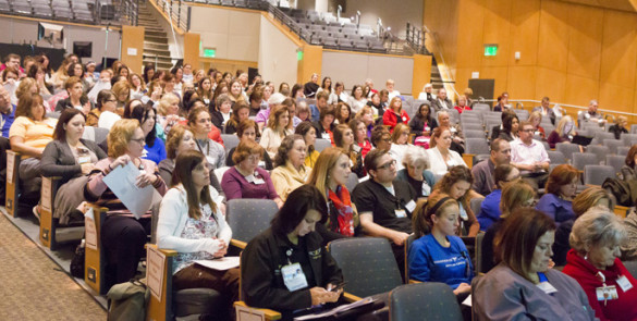 Vanderbilt’s biennial Nursing Staff Bylaws Convention lets nurses make shared decisions in updating the document that governs how they do their daily work and practice. (photo by Susan Urmy)
