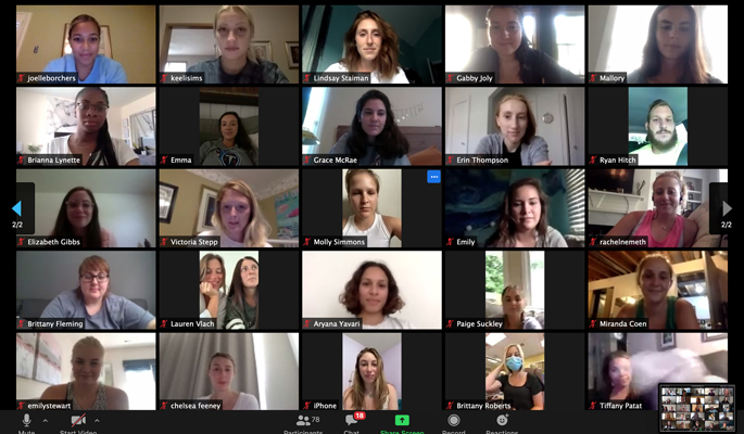 A heavy dose of virtual meetings helped VUMC’s Nurse Residency Program welcome its largest cohort ever — more than 350 nurse residents.