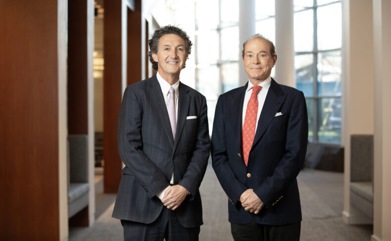 Galen Perdikis, MD, left, and G. Patrick Maxwell, MD.