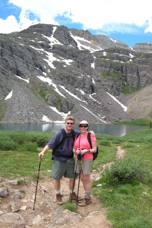 Hiking is a favorite pastime for Thompson and Ware, and they often return to the mountains near Aspen, Colo., where they were married in 1995.