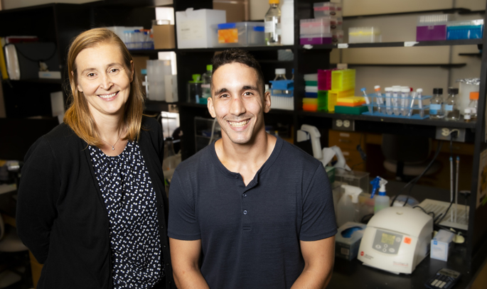 Heather Pua, MD, PhD, and Neil Sprenkle, PhD, have discovered a protective role for microRNAs in immune cell macrophages during obesity, potentially opening new therapeutic avenues.