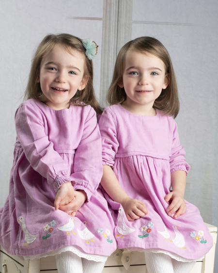 Alice, left, and Olivia Reed inspired a gift to Monroe Carell Jr. Children’s Hospital at Vanderbilt.