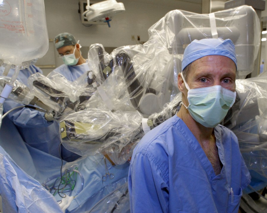 Joseph Smith, M.D., performed Vanderbilt’s first robotic surgery in 2003.
