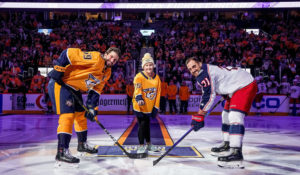 Blues, NHL make Hockey Fights Cancer a night to remember for 14-year-old  'junior security rep' - The Athletic
