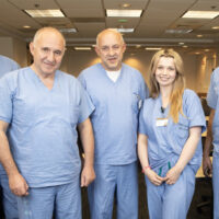 Ukrainian doctors again visit VUMC to observe organ transplants and protocols