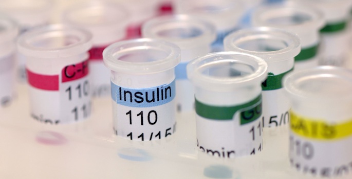 Insulin in vials