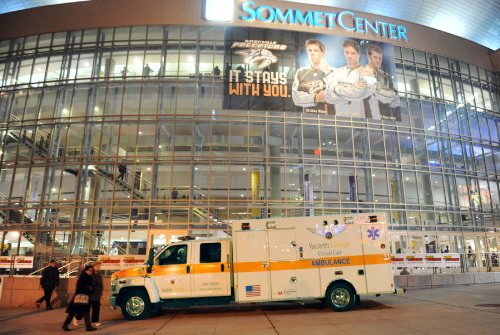 Vanderbilt provides emergency medical services to Predators games and other events at the Sommet Center.
