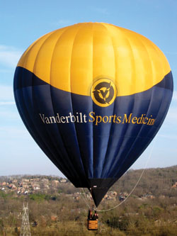 In his spare time, Spindler enjoys hot-air ballooning in the Vanderbilt Sports Medicine balloon, traveling extensively throughout the country.