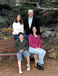 The DuBois Family: Ray, Lisa, Shelley and Ethan.