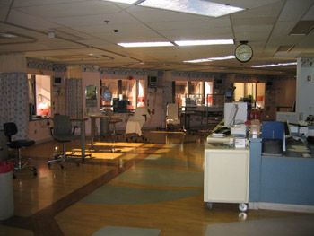 Sunday after the move, for the first time in 24 years, the Pediatric Intensive Care Unit in VUH stands empty and quiet.
