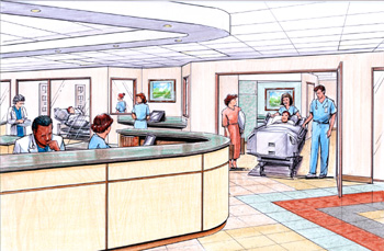 Individual rooms will be a new feature of the adult intensive care areas. 