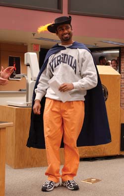 Ornob Roy is hardly cavalier about matching at the University of Virginia.
photo by Dana Johnson