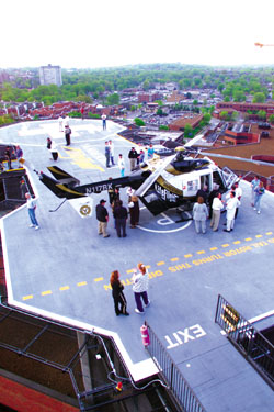 The new helipad has improved the efficiency and response time of the operation.