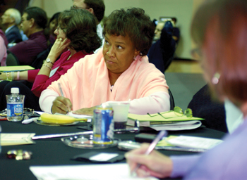 Diane Boyd, R.N., took part in last week’s elevate leadership development session.
photo by Dana Johnson