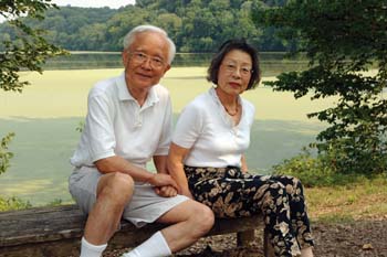 Tadashi Inagami, Ph.D., and his wife of 45 years, Masako.
Photo by Anne Rayner
