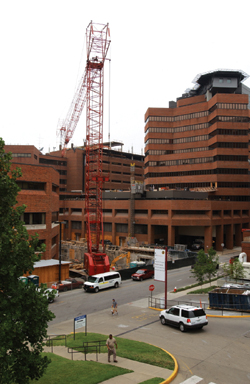Current Emergency Department construction. 