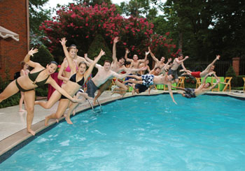 The VUSM class of 2011 is ready to dive into its medical education. (photo by Neil Brake)