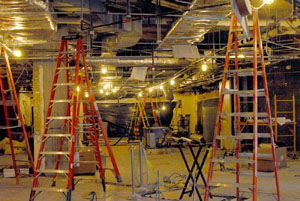 Renovations are designed to improve traffic flow and allow for new food options. (photo by Susan Urmy)