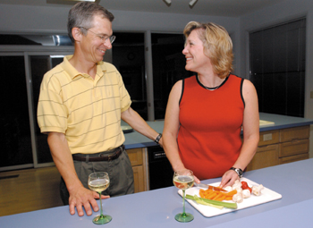 Lynn and her husband Paul complement each other, especially in the kitchen.
